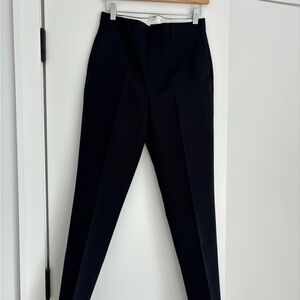 Navy APC wool trousers